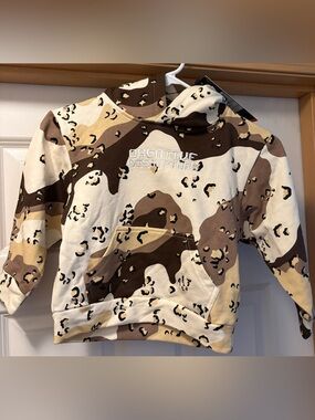 Little Giants Chocolate Chip Camo Hoodie Size 2T NWT